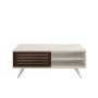 HANAH HOME Sto za kafu Grande Walnut White - slika 5