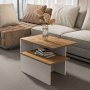 HANAH HOME Set 2 stočića Twins Oak White - slika 2
