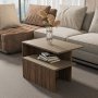 HANAH HOME Set 2 stočića Twins Taupe Oak - slika 2