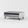 HANAH HOME Sto za kafu Century White - slika 5