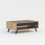 HANAH HOME Sto za kafu Century Sapphire Hrast - slika 4