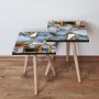 HANAH HOME Set 2 stočića 2Shp100 Multicolor - slika 1