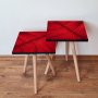HANAH HOME Set 2 stočića 2Shp104 Red - slika 1