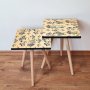 HANAH HOME Set 2 stočića 2Shp11 Beige - slika 1