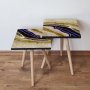 HANAH HOME Set 2 stočića 2Shp114 Multicolor - slika 1