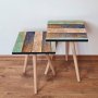 HANAH HOME Set 2 stočića 2Shp115 Green - slika 1