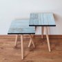 HANAH HOME Set 2 stočića 2Shp119 Blue - slika 1