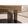 HANAH HOME Sto za kafu Clara Wood Black Fume - slika 5