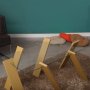 HANAH HOME Sto za kafu Roman Maxi Mustard - slika 3