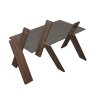 HANAH HOME Sto za kafu Roman Maxi Dark Hrast - slika 1