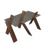 HANAH HOME Sto za kafu Roman Maxi Kafkas Hrast - slika 1
