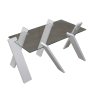 HANAH HOME Sto za kafu Roman Maxi Shiny White - slika 1