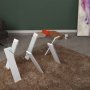 HANAH HOME Sto za kafu Roman Maxi Shiny White - slika 2