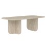 HANAH HOME Sto za kafu Becaj Travertine - slika 5
