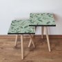 HANAH HOME Set 2 stočića 2Shp193 Green - slika 1