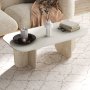 HANAH HOME Sto za kafu Becaj Sandstone Travertine - slika 3