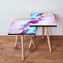 HANAH HOME Set 2 stočića 2Shp195 Multicolor - slika 1