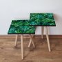 HANAH HOME Set 2 stočića 2Shp202 Green - slika 1