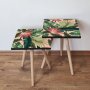 HANAH HOME Set 2 stočića 2Shp203 Green - slika 1