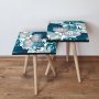 HANAH HOME Set 2 stočića 2Shp210 Navy Blue - slika 1