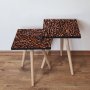 HANAH HOME Set 2 stočića 2Shp226 Brown - slika 1