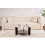 HANAH HOME Sto za kafu Clara Wood Black Transparent - slika 2