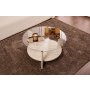 HANAH HOME Sto za kafu Clara Travertine Transparent - slika 3