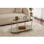 HANAH HOME Sto za kafu Shb 014 B Siva boja - slika 2