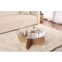 HANAH HOME Sto za kafu Aeris Sapphire Hrast Fume - slika 1