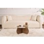 HANAH HOME Sto za kafu Aeris Walnut Transparent - slika 2