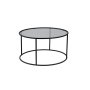HANAH HOME Sto za kafu Aurum 80 Black Grey - slika 5