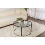 HANAH HOME Sto za kafu Aurum 80 Black Grey - slika 1