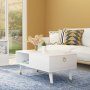 HANAH HOME Sto za kafu Delux White - slika 1
