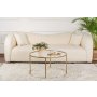 HANAH HOME Sto za kafu Aurum 80 Gold Transparent - slika 2