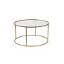 HANAH HOME Sto za kafu Aurum 80 Gold Transparent - slika 5