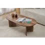 HANAH HOME Sto za kafu Sable VNT Walnut - slika 3