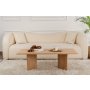 HANAH HOME Sto za kafu Sabin Sapphire Hrast - slika 2