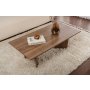 HANAH HOME Sto za kafu Sabin Walnut - slika 3