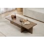 HANAH HOME Sto za kafu Harbor Walnut - slika 3