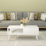 HANAH HOME Sto za kafu Seul White - slika 2
