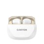 CANYON Slušalice HEXAGON 7 TWS ANC+ENC Wireless Charge White Beige - slika 2