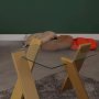 HANAH HOME Sto za kafu Roman Mini Mustard - slika 2
