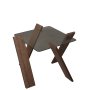 HANAH HOME Sto za kafu Roman Mini Dark Hrast - slika 1