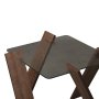 HANAH HOME Sto za kafu Roman Mini Dark Hrast - slika 4