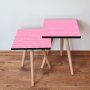 HANAH HOME Set 2 stočića 2Shp240 Pink - slika 1