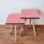 HANAH HOME Set 2 stočića 2Shp241 Red - slika 1