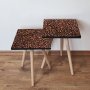 HANAH HOME Set 2 stočića 2Shp244 Brown - slika 1