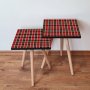 HANAH HOME Set 2 stočića 2Shp246 Red - slika 1