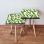 HANAH HOME Set 2 stočića 2Shp253 Green - slika 1