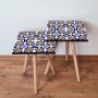 HANAH HOME Set 2 stočića 2Shp26 Navy Blue - slika 1